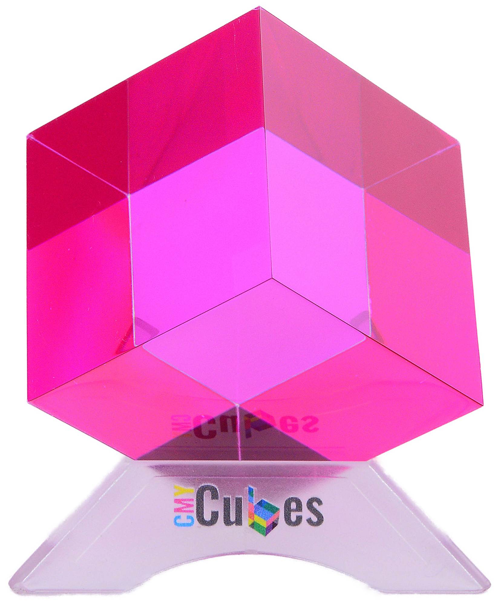 Dispersionsprisma "CMY Cube: Der M-Würfel" Dispersionsprisma "CMY Cube: Der M-Würfel"