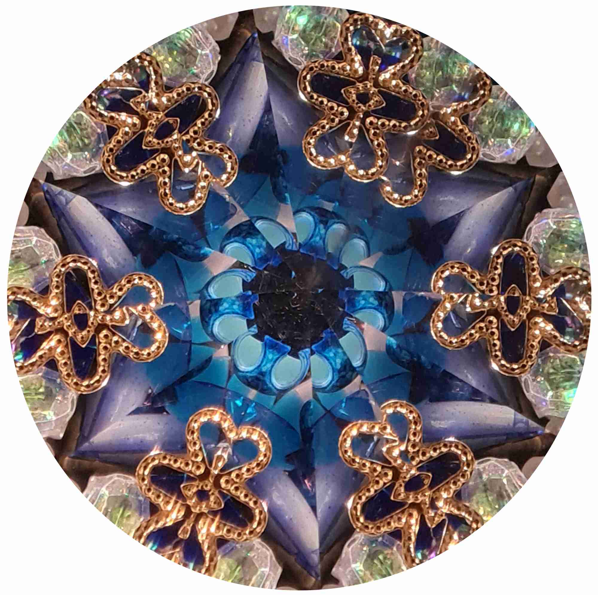 Drehkaleidoskop mit Flüssigkeit "Topographie"