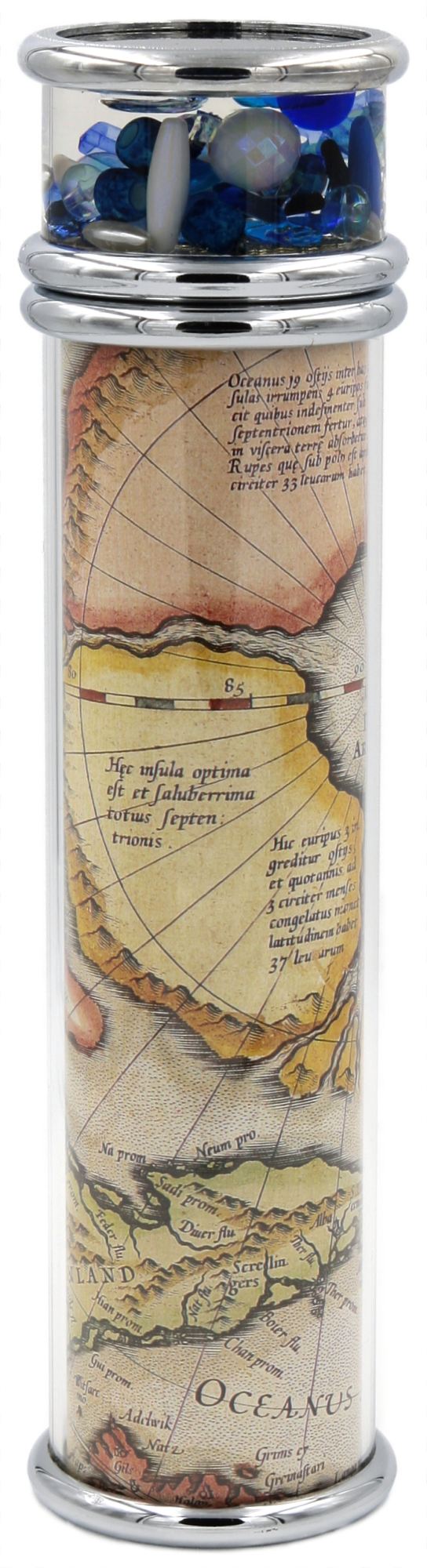 Drehkaleidoskop mit Flüssigkeit "Topographie"