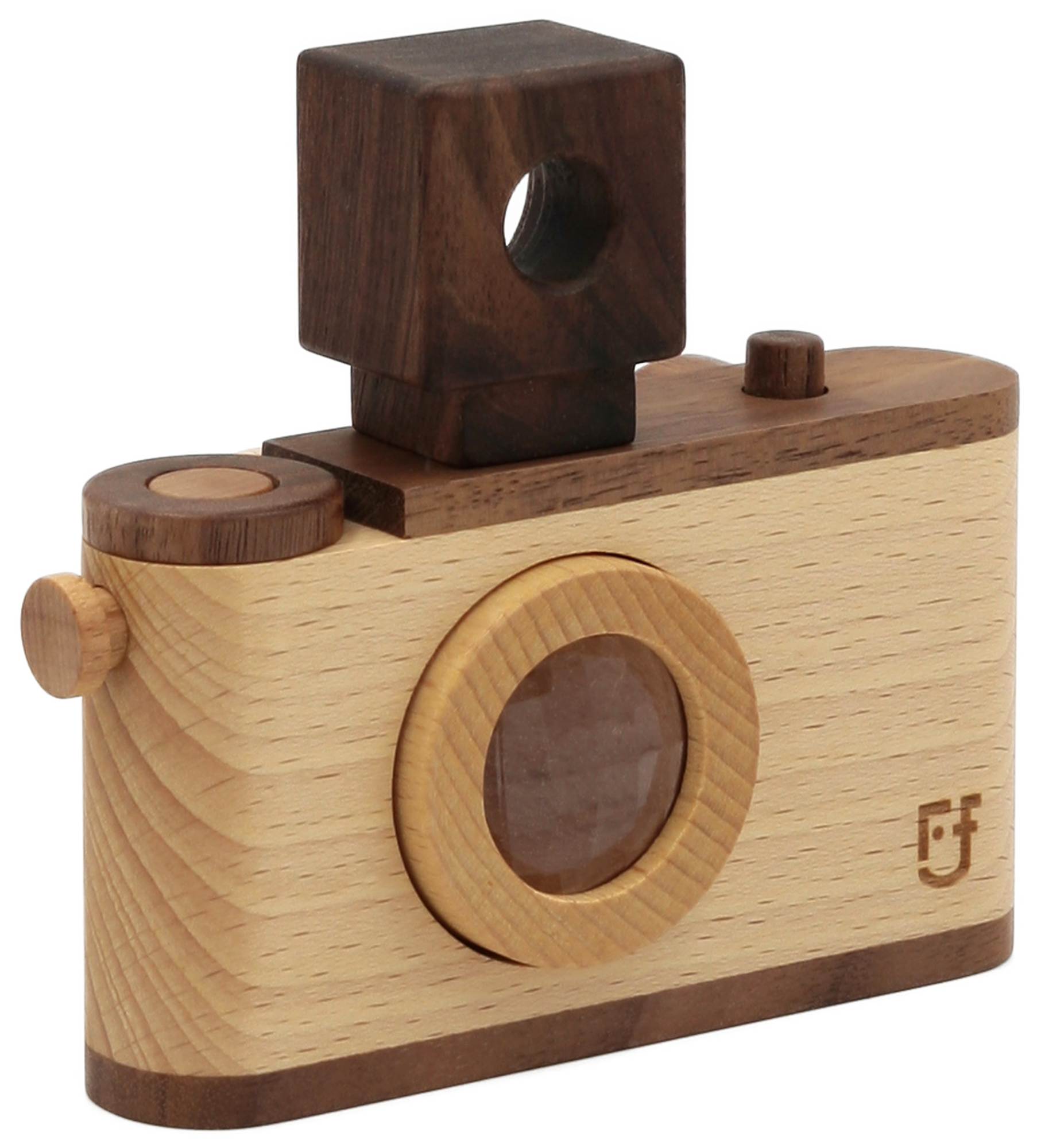 Dreh-Drachenauge aus Holz "35mm Kamera"