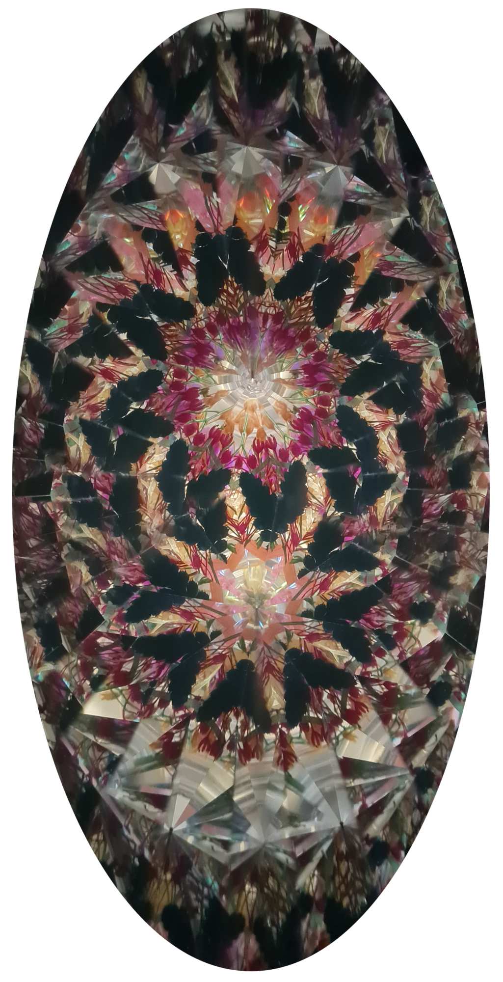 Kaleidoskop mit Drehrolle und Flüssigkeit "Lepidoptera"