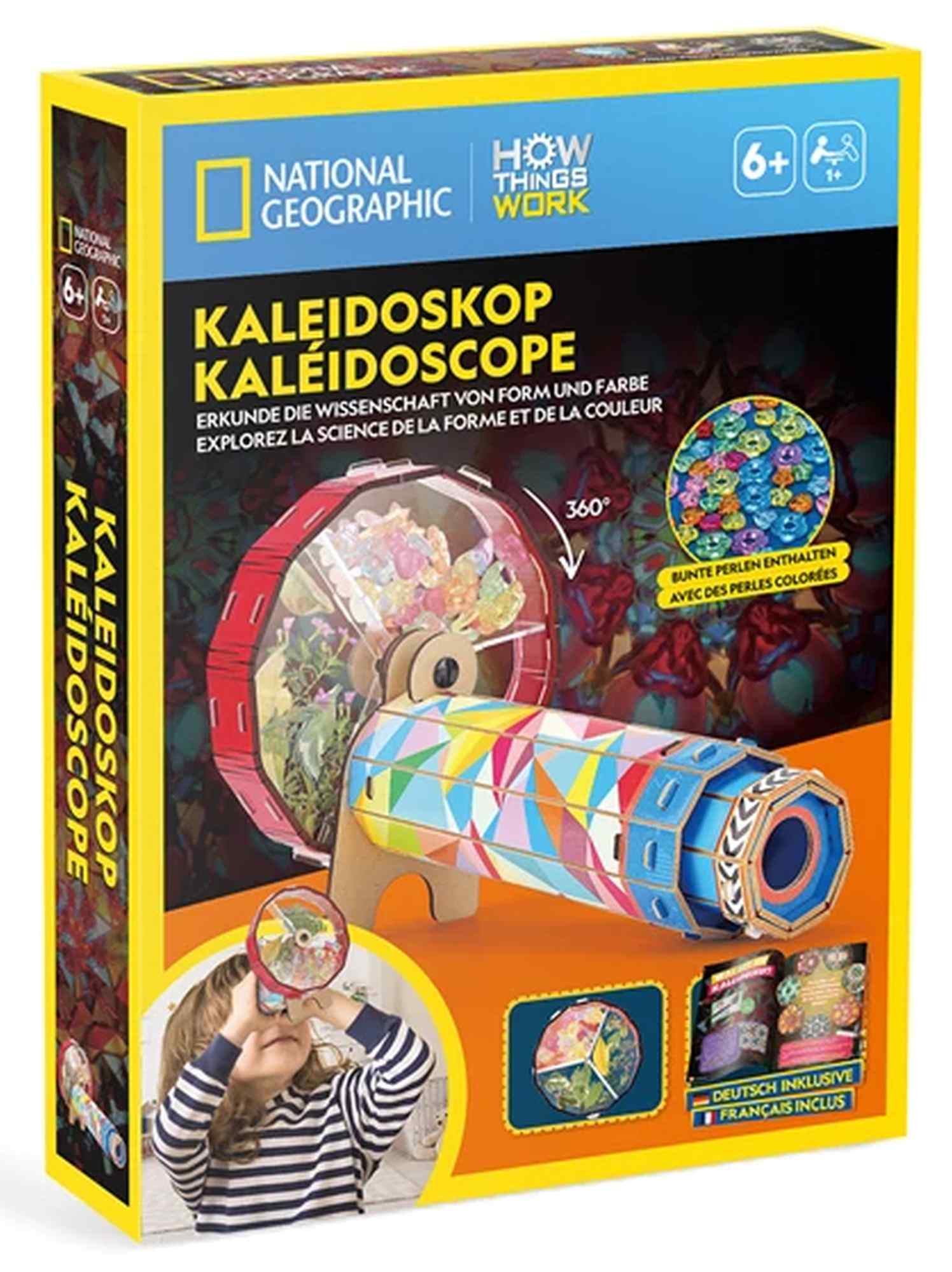 Drehscheiben-Kaleidoskop-Bausatz "National Geographic" Drehscheiben-Kaleidoskop-Bausatz "National Geographic"