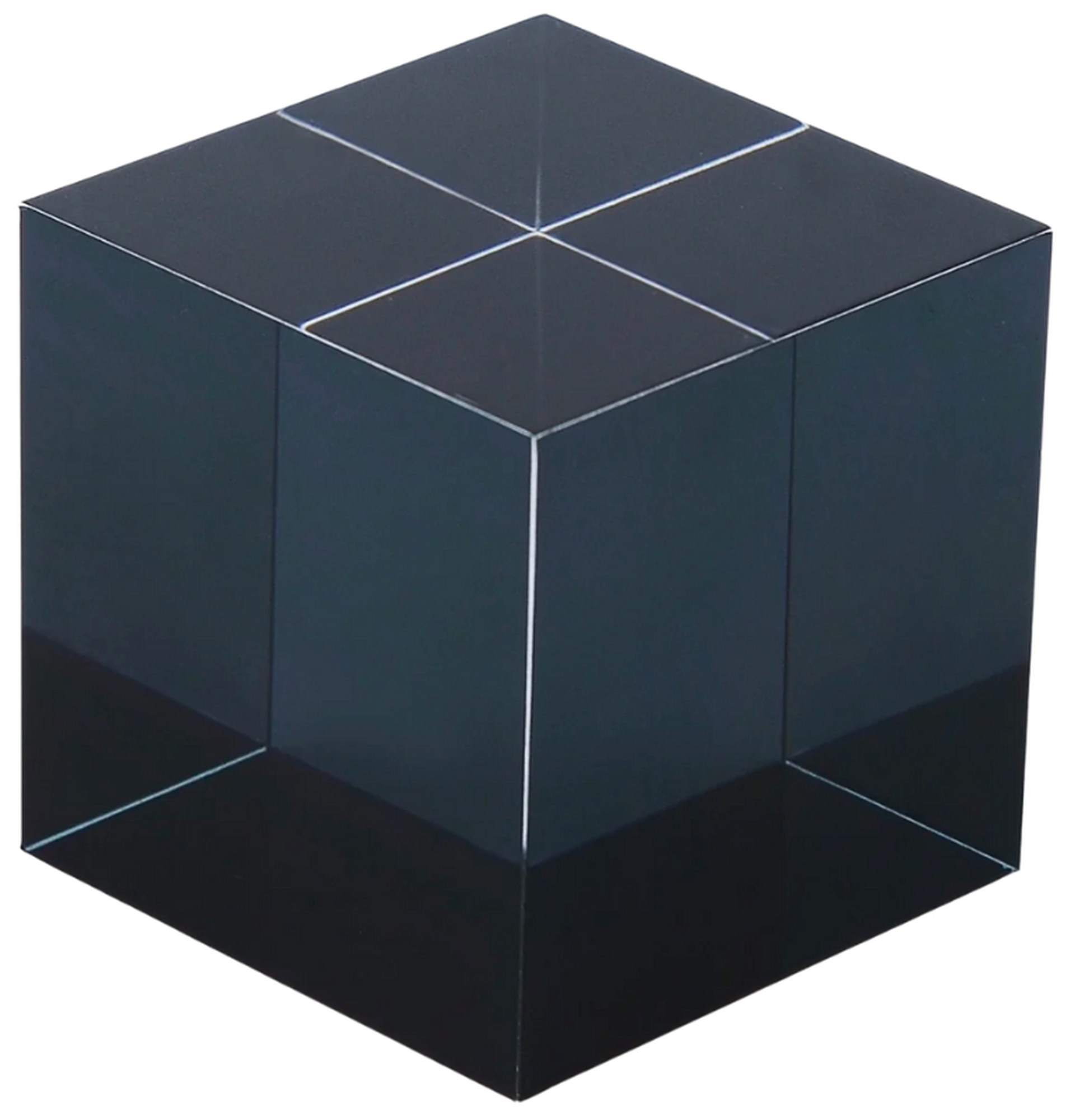 Dispersionsprisma "CMY Cube: Der K-Würfel" Dispersionsprisma "CMY Cube: Der K-Würfel"