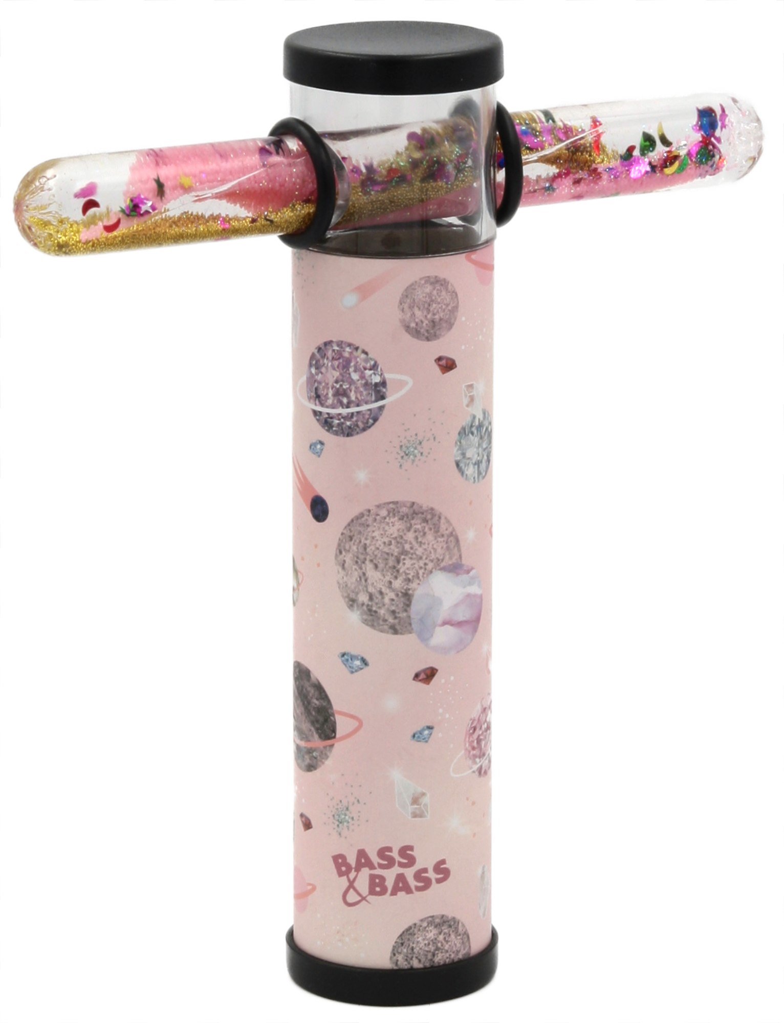 Kaleidoskop mit Zauberstab "Rosa Planetenwelt" Kaleidoskop mit Zauberstab "Rosa Planetenwelt"