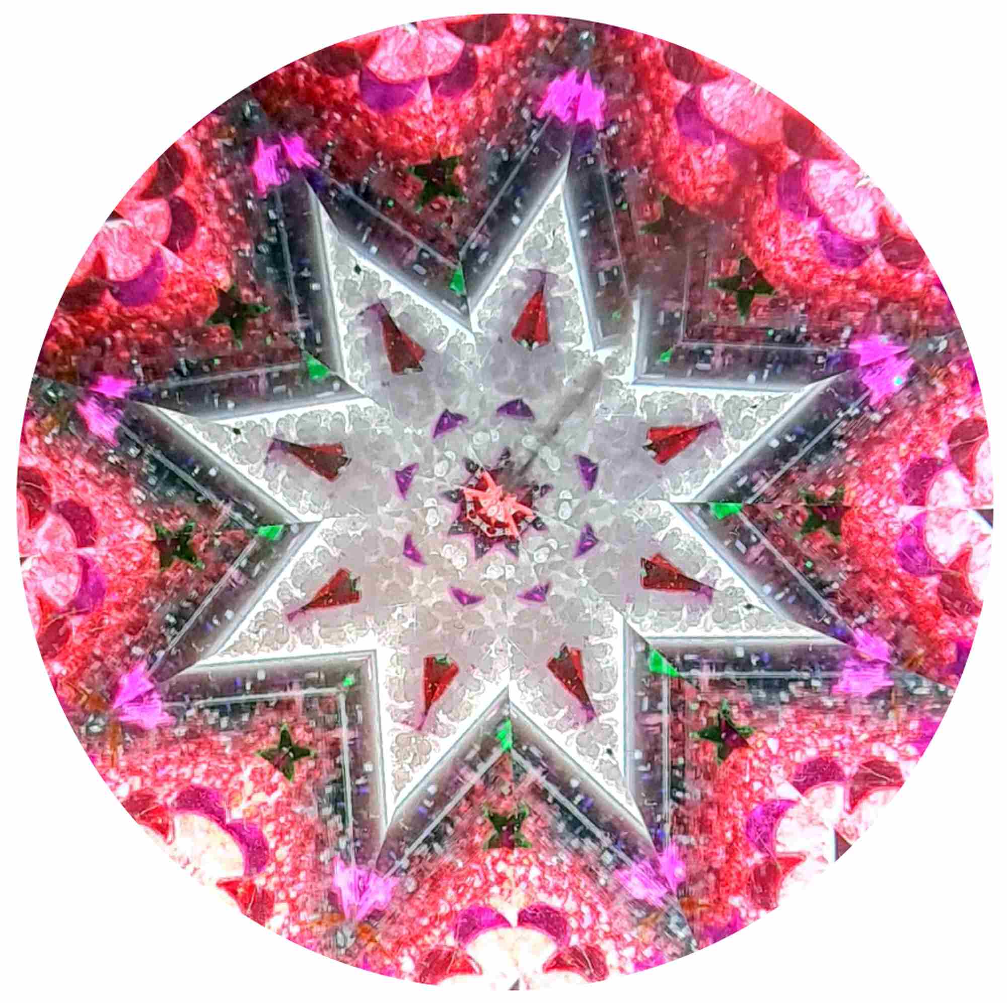Kaleidoskop mit Doppelzauberstab "Sakura"