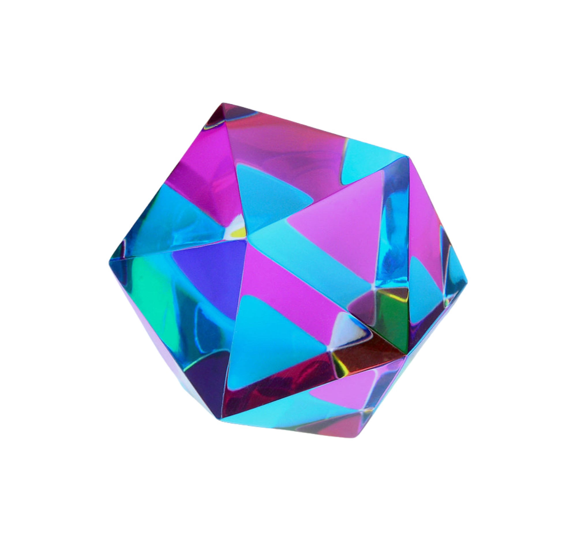 Dispersionsprisma "CMY Cube: Das Motus" Dispersionsprisma "CMY Cube: Das Motus"