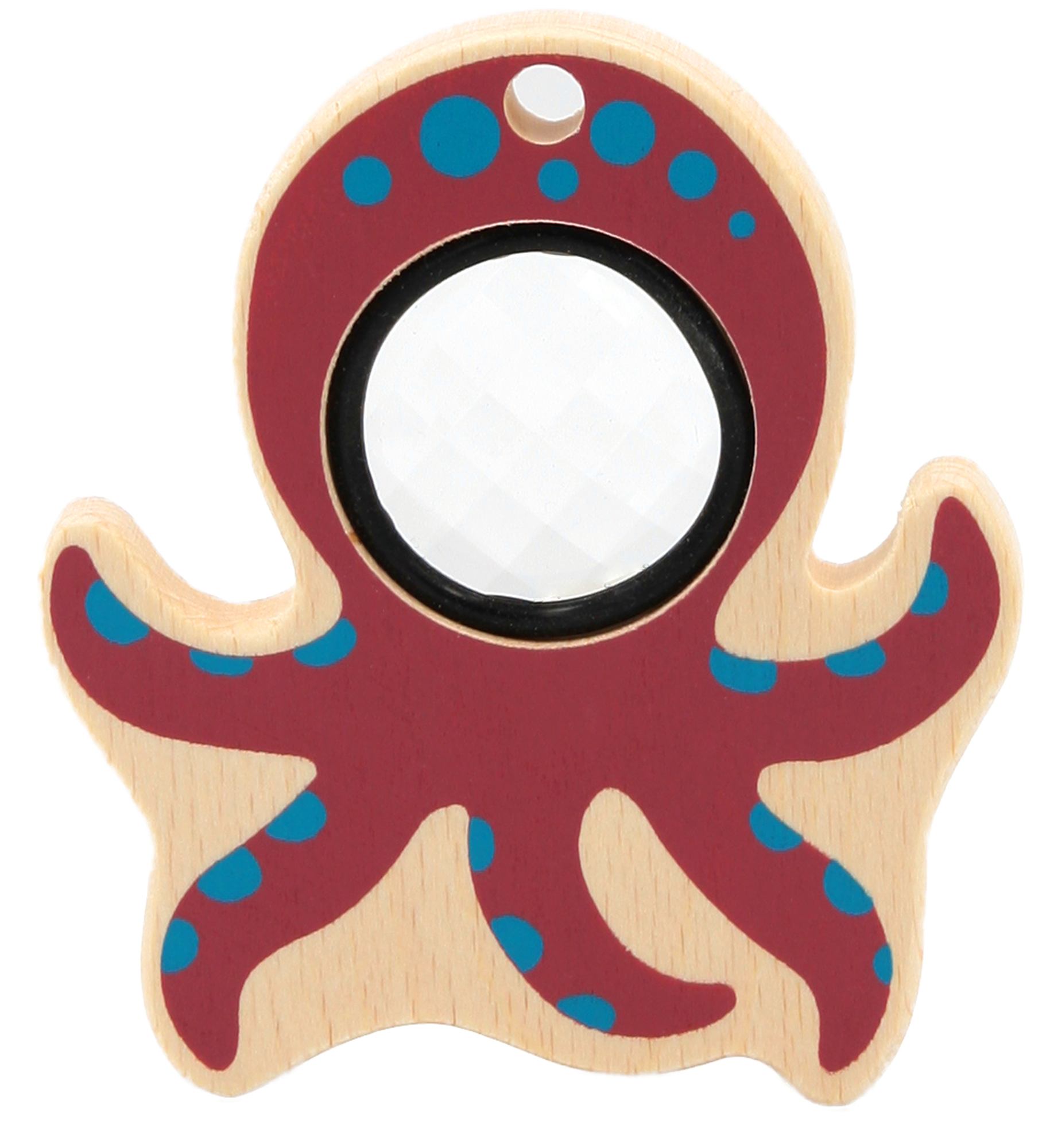 Guckauge aus Holz "Oktopus"