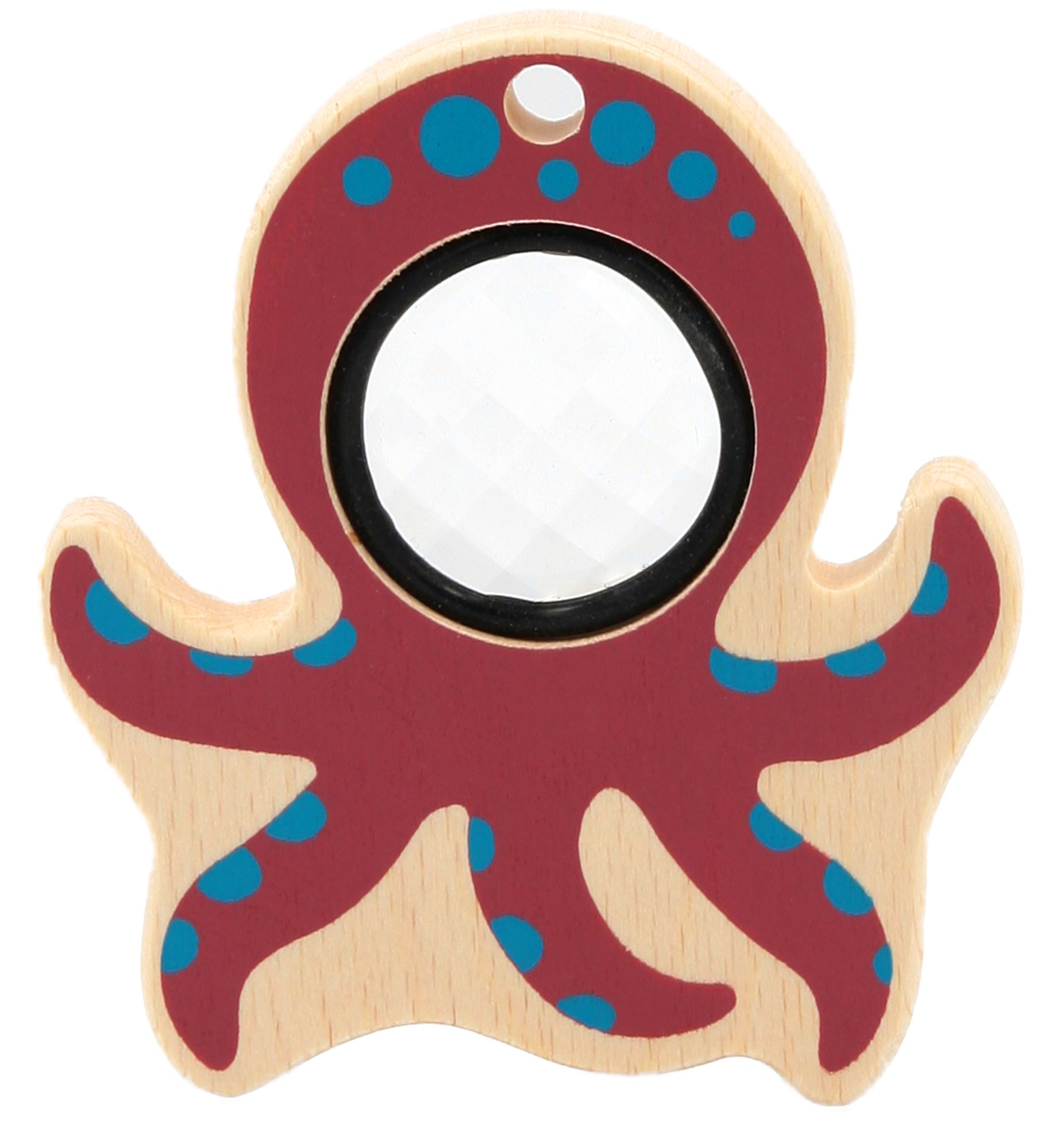 Guckauge aus Holz "Oktopus" Guckauge aus Holz "Oktopus"