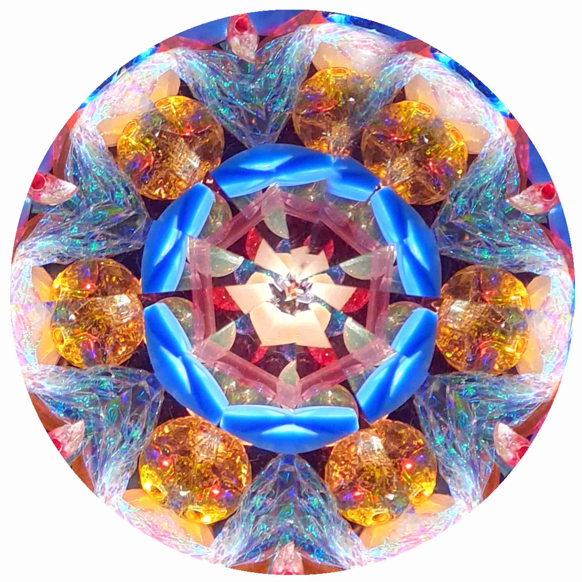 Drehkaleidoskop mit Flüssigkeit "Topographie"