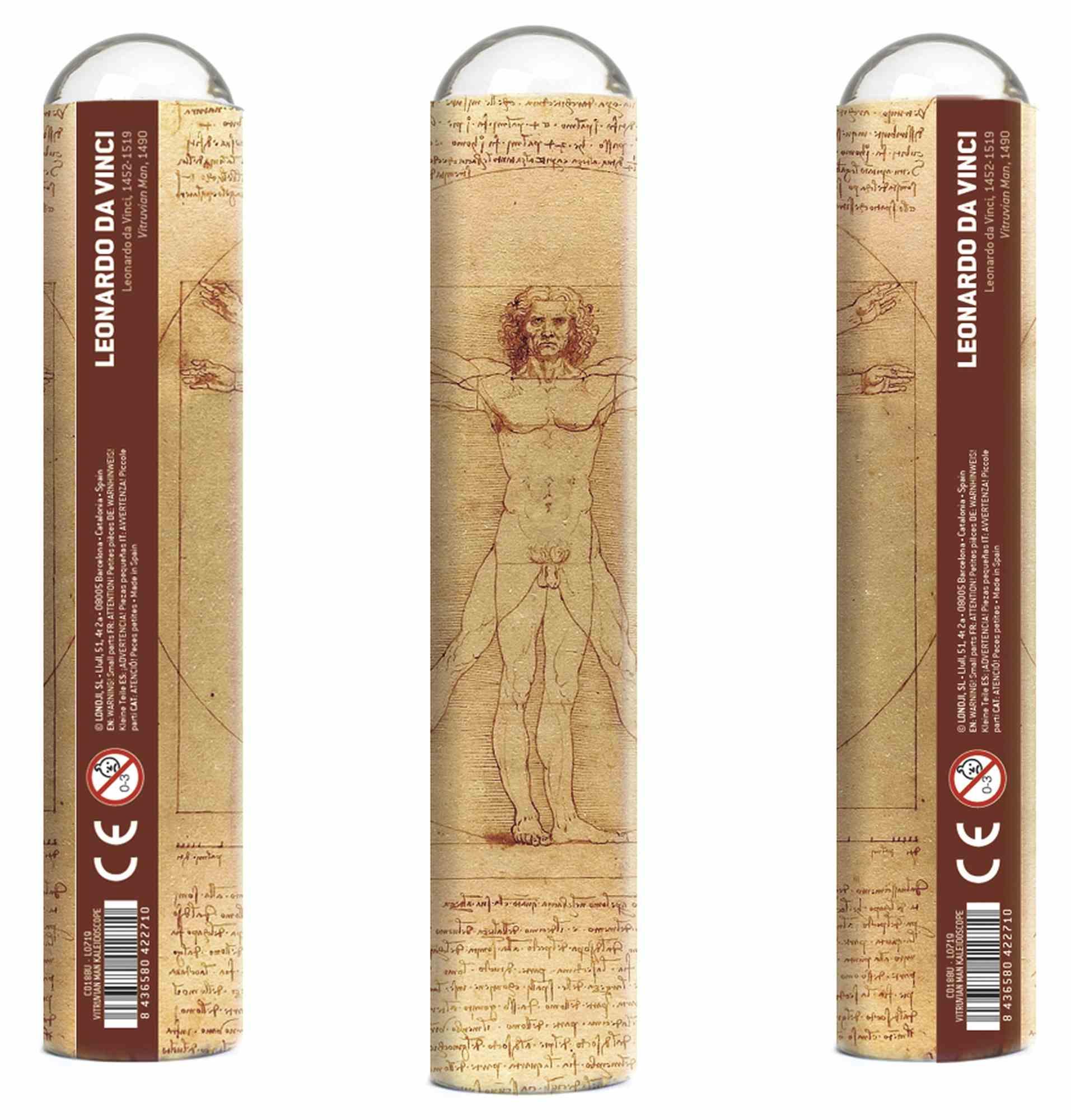 Oktaskop "Leonardo da Vinci: Vitruvianische Figur"