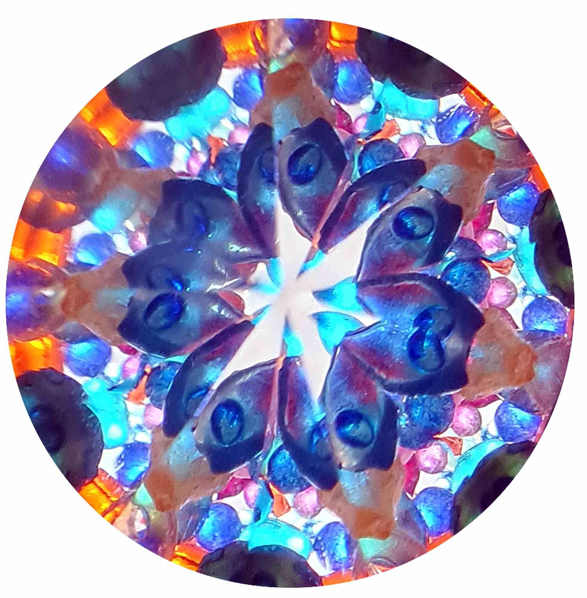 Mini-Kaleidoskop aus Messing "Manolya"
