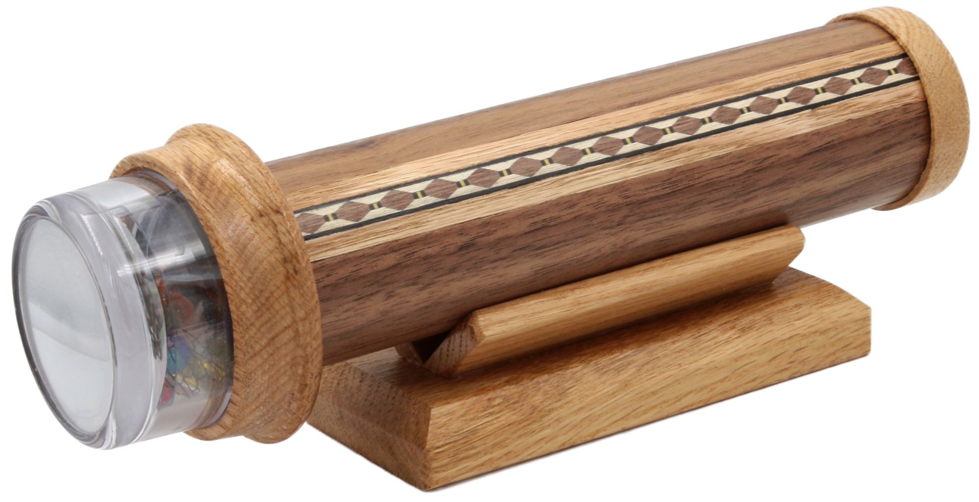 Wechselobjekt-Kaleidoskop aus Holz "Pruna" Wechselobjekt-Kaleidoskop aus Holz "Pruna"
