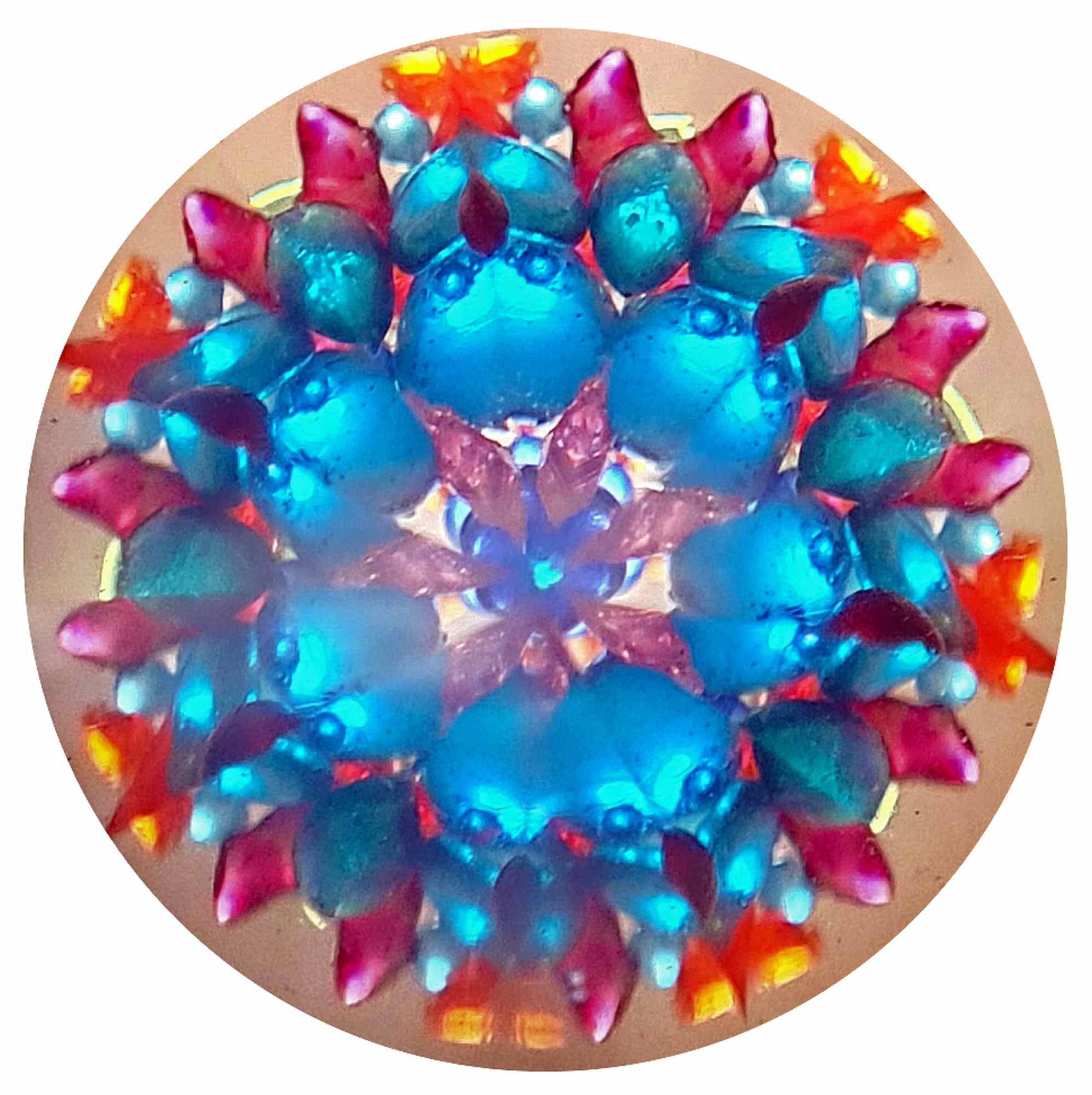 Mini-Kaleidoskop aus Messing "Manolya"