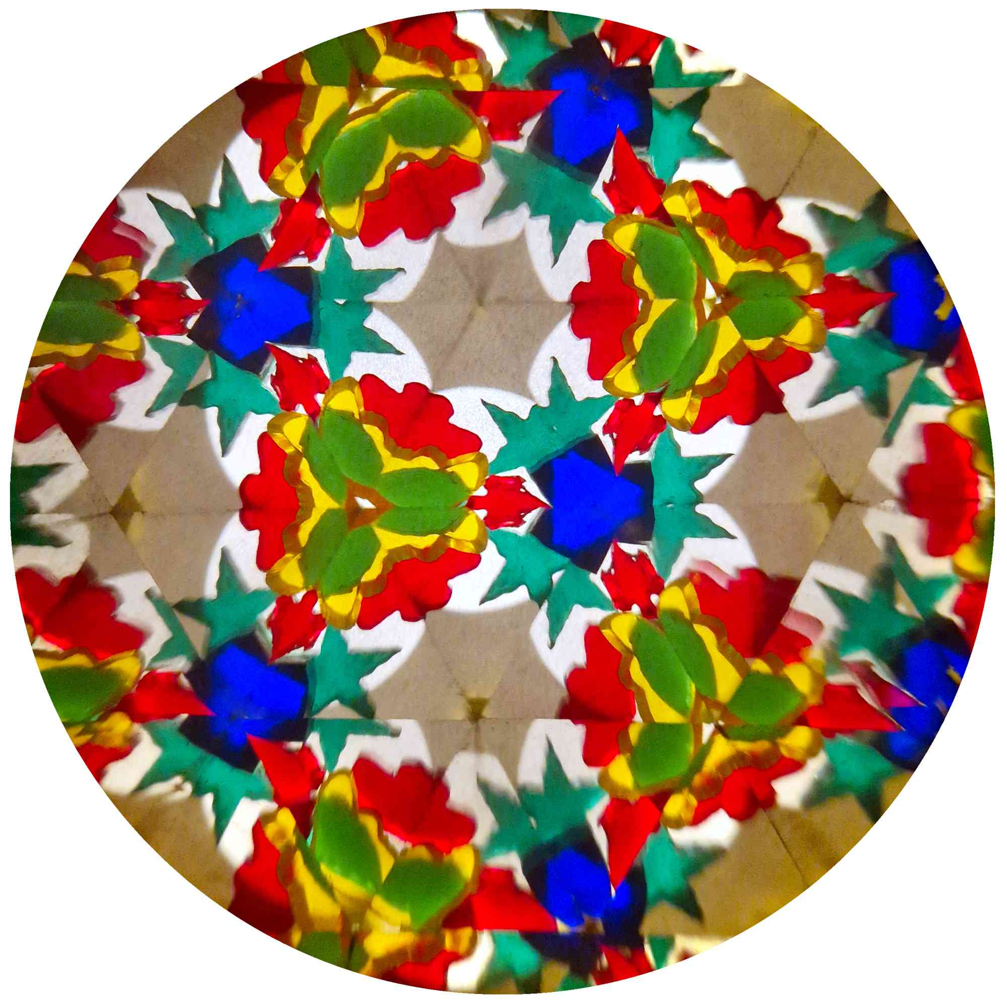 Mini-Kaleidoskop aus Messing "Aurum"