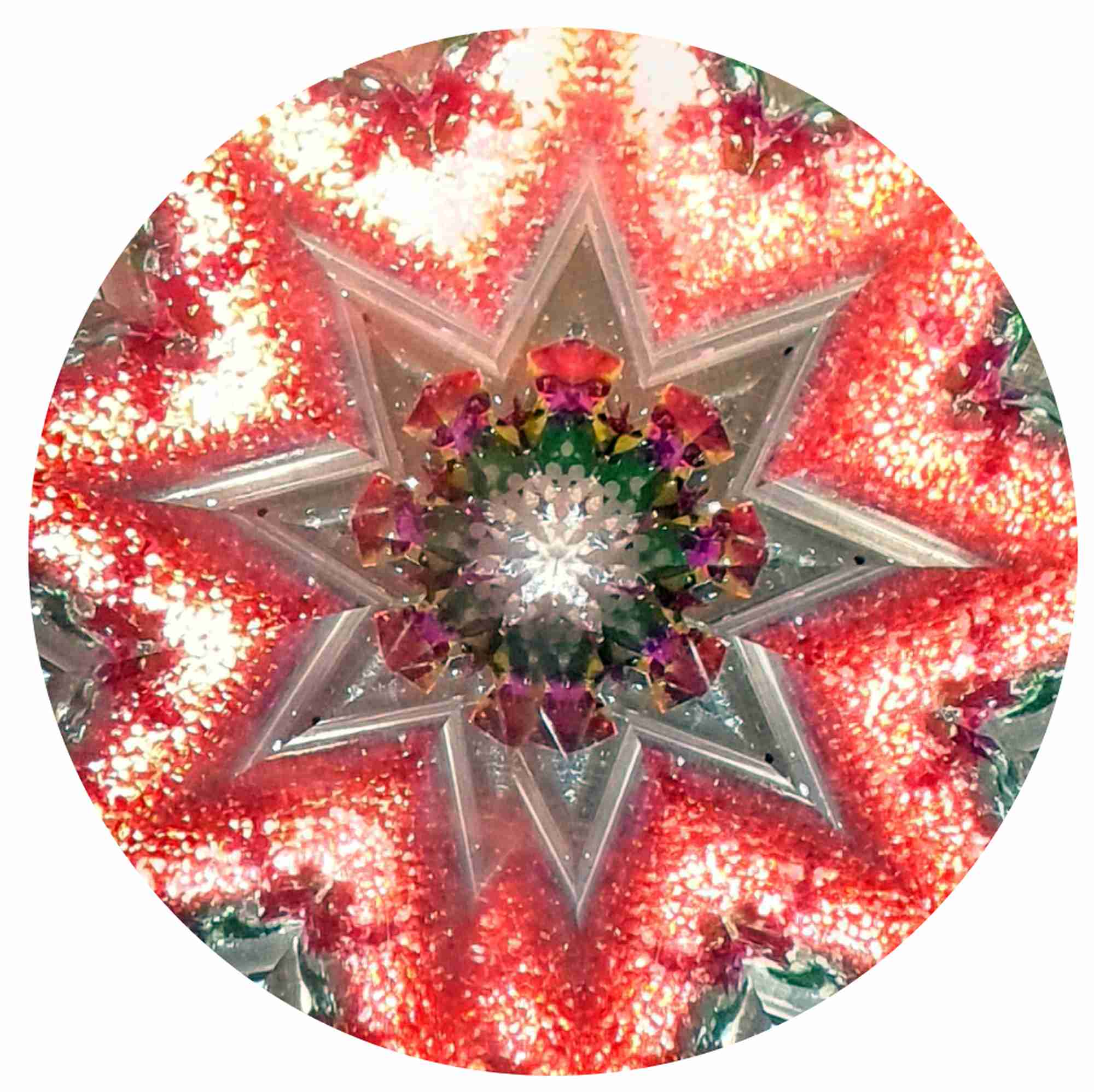 Kaleidoskop mit Doppelzauberstab "Sakura"