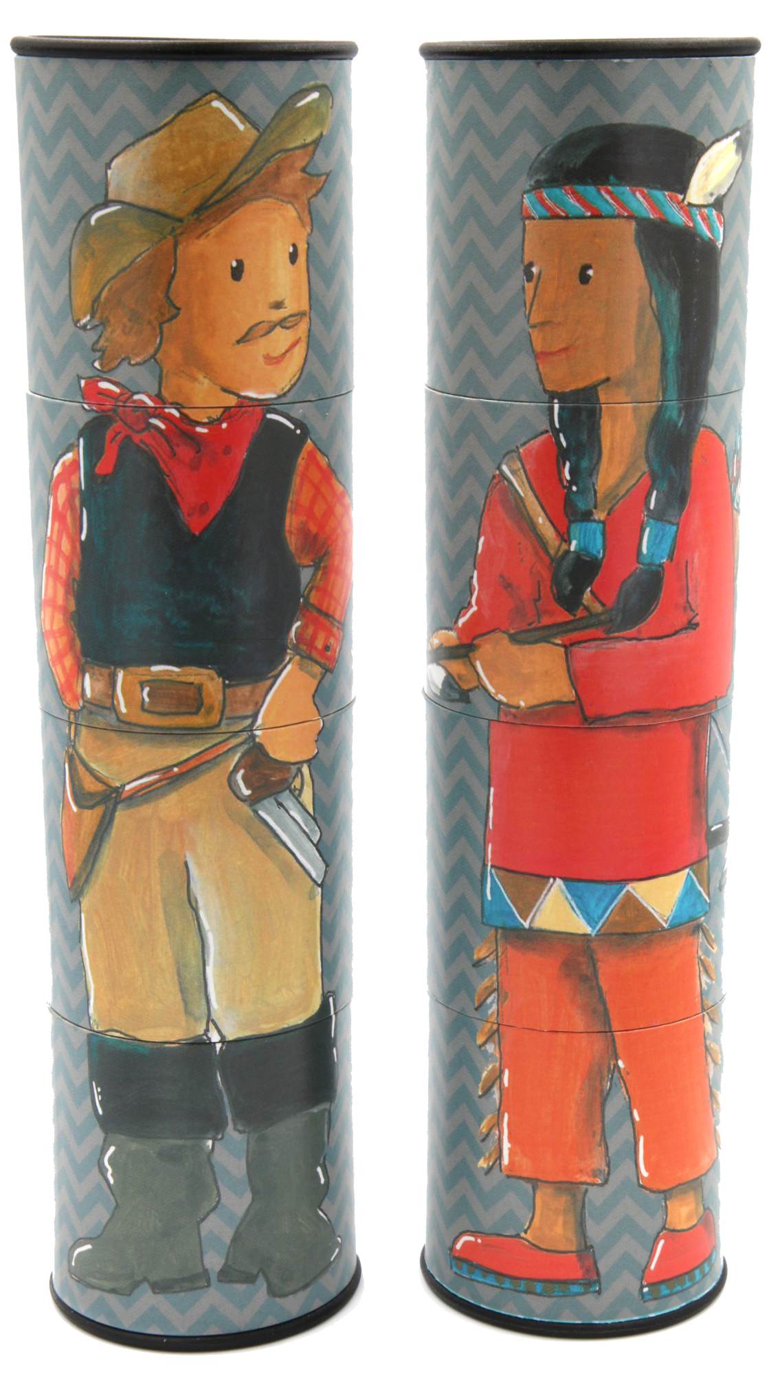 Spiel-Kaleidoskop "Cowboy und Indianer" Spiel-Kaleidoskop "Cowboy und Indianer"
