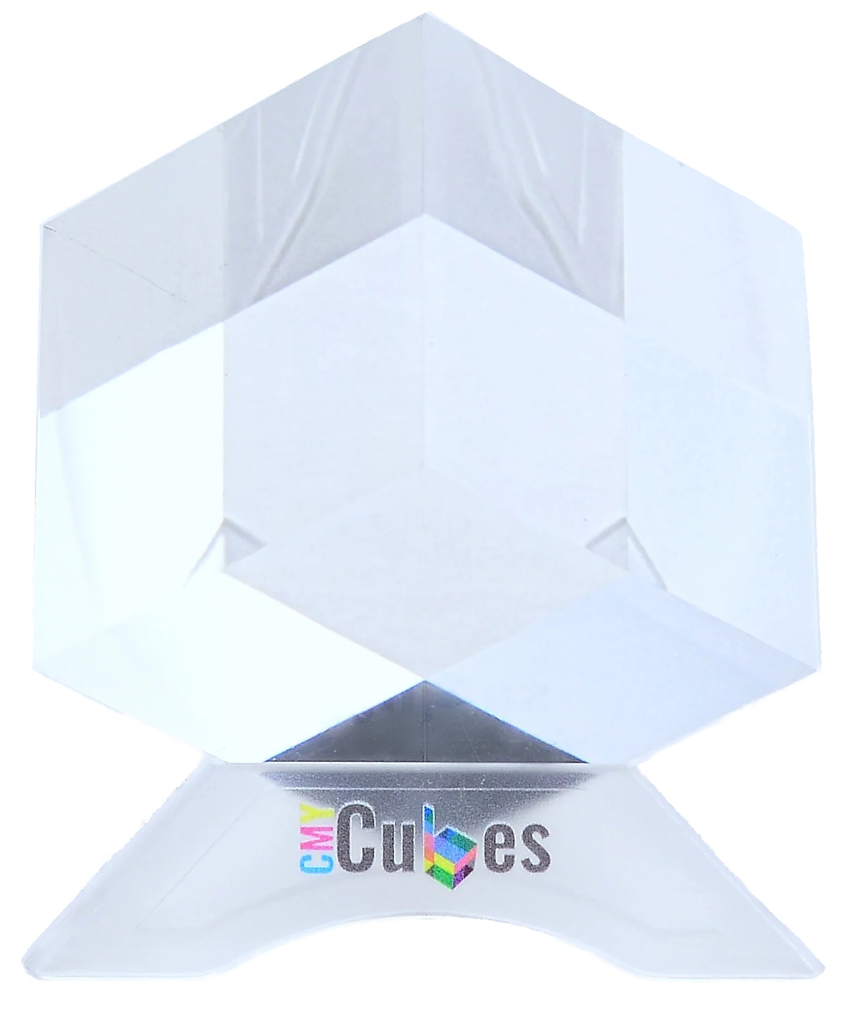 Dispersionsprisma "CMY Cube: Die Präsenz des Würfels" Dispersionsprisma "CMY Cube: Die Präsenz des Würfels"