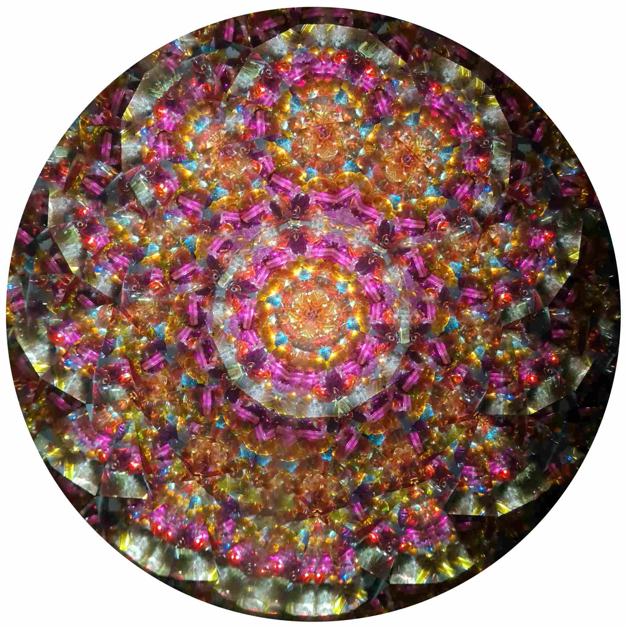Messing-Kaleidoskop mit Zauberstab "Lilia"