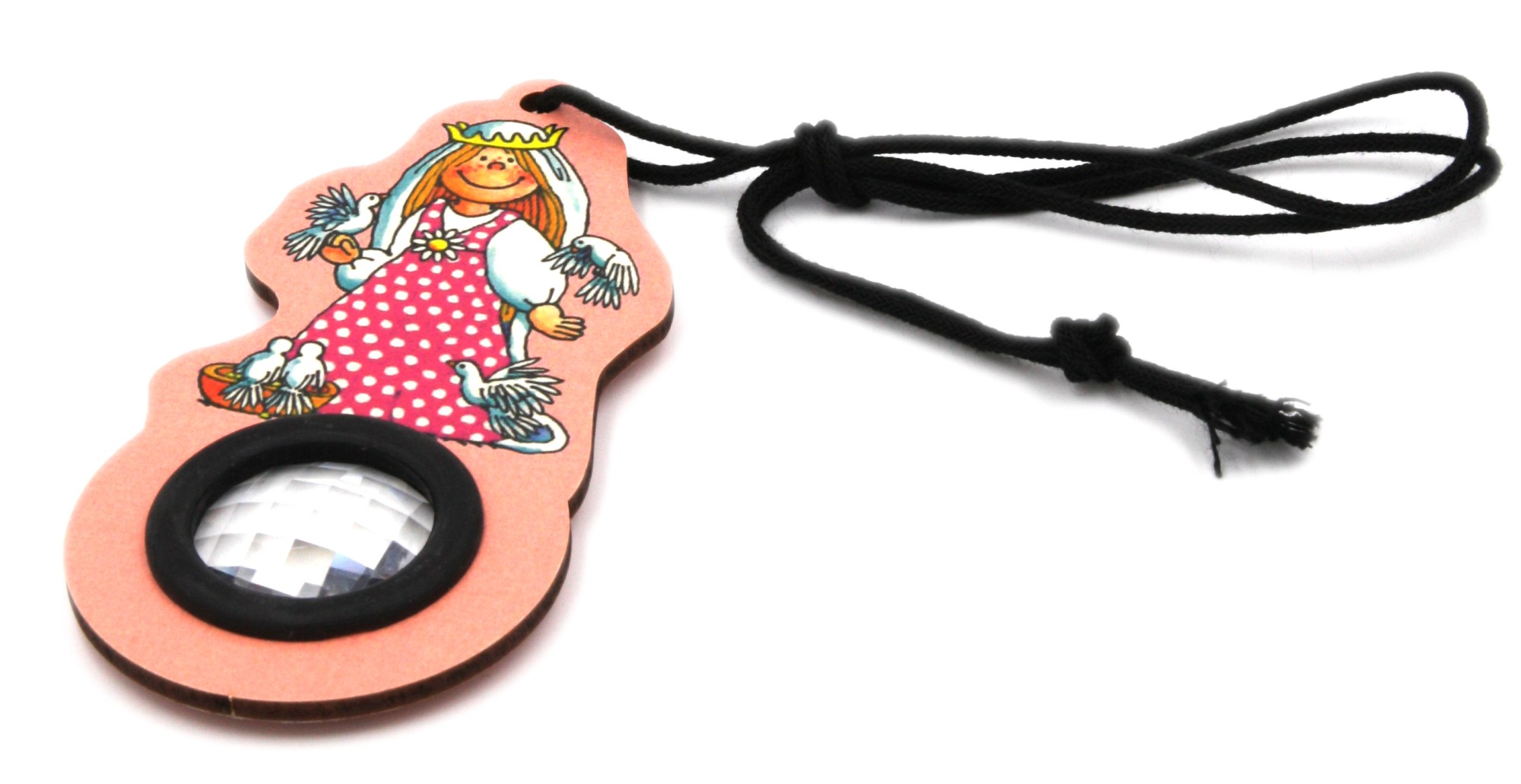Guckauge "Prinzessin mit Taube" Guckauge "Prinzessin mit Taube"