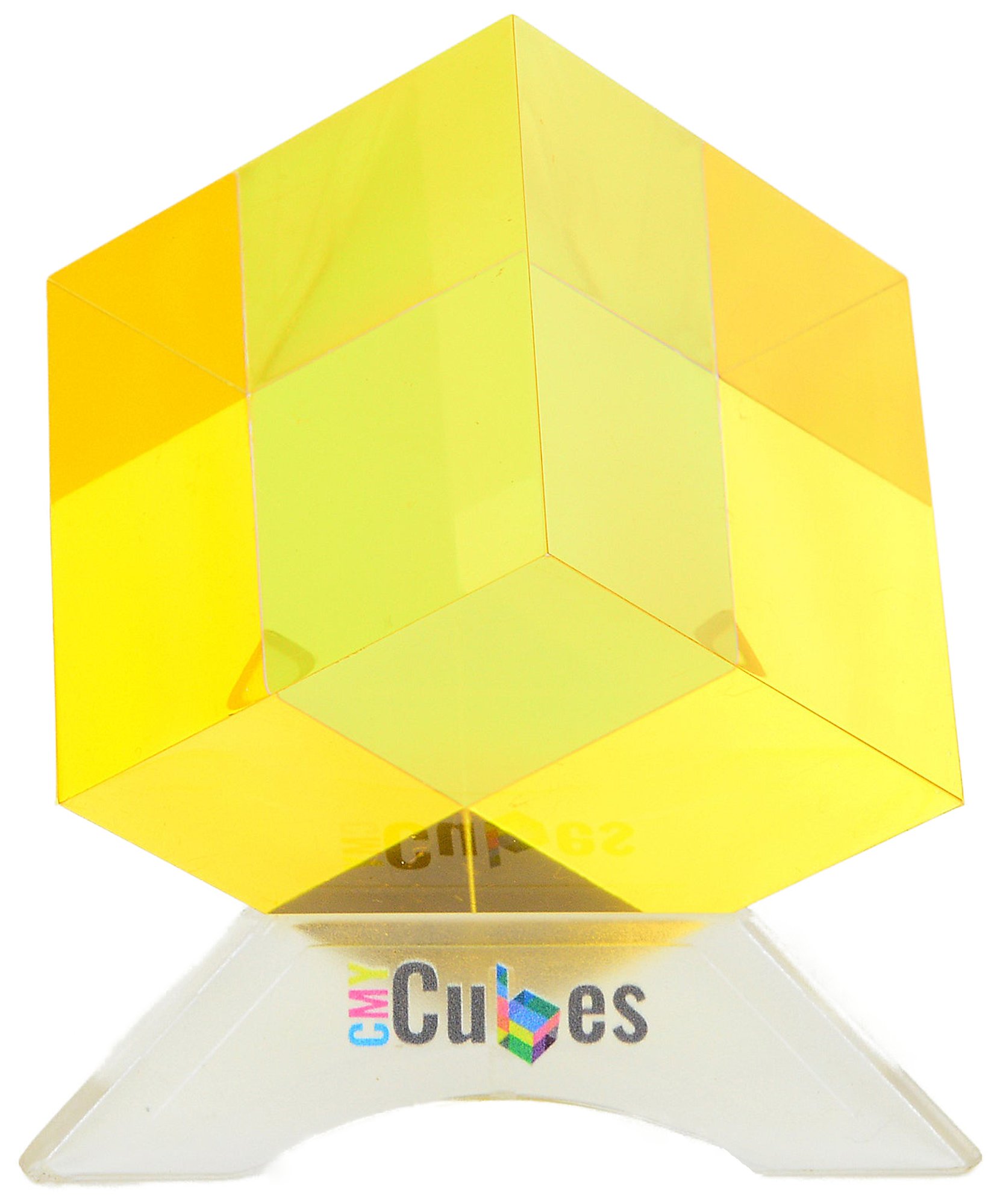Dispersionsprisma "CMY Cube: Der Y-Würfel"