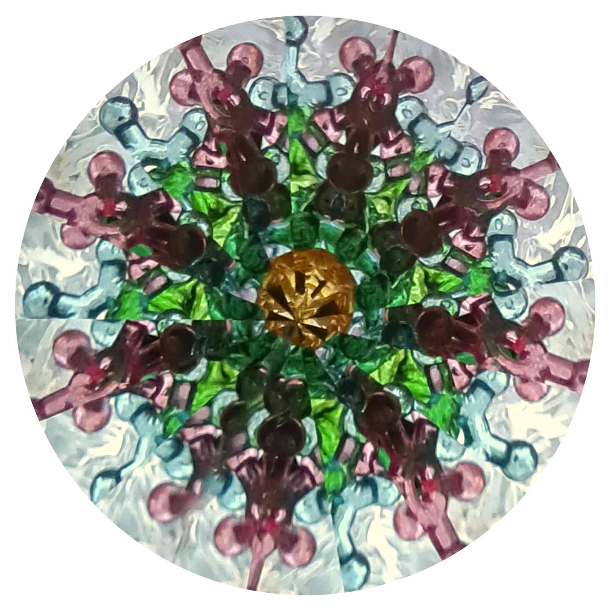 Wechselobjekt-Kaleidoskop aus Holz "Aiden"