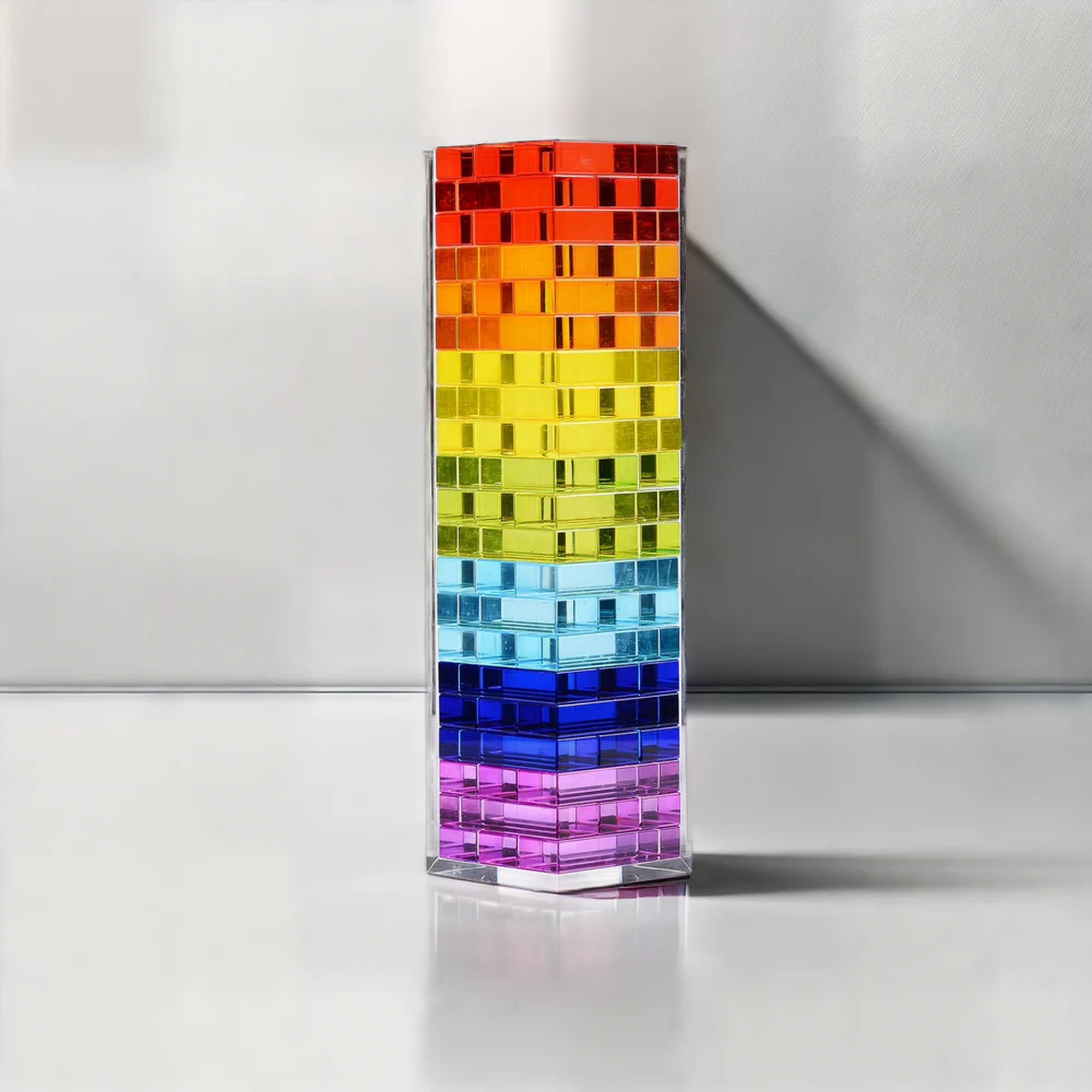 Dispersionsprisma "CMY Cube: Newtons Turm" Dispersionsprisma "CMY Cube: Newtons Turm"