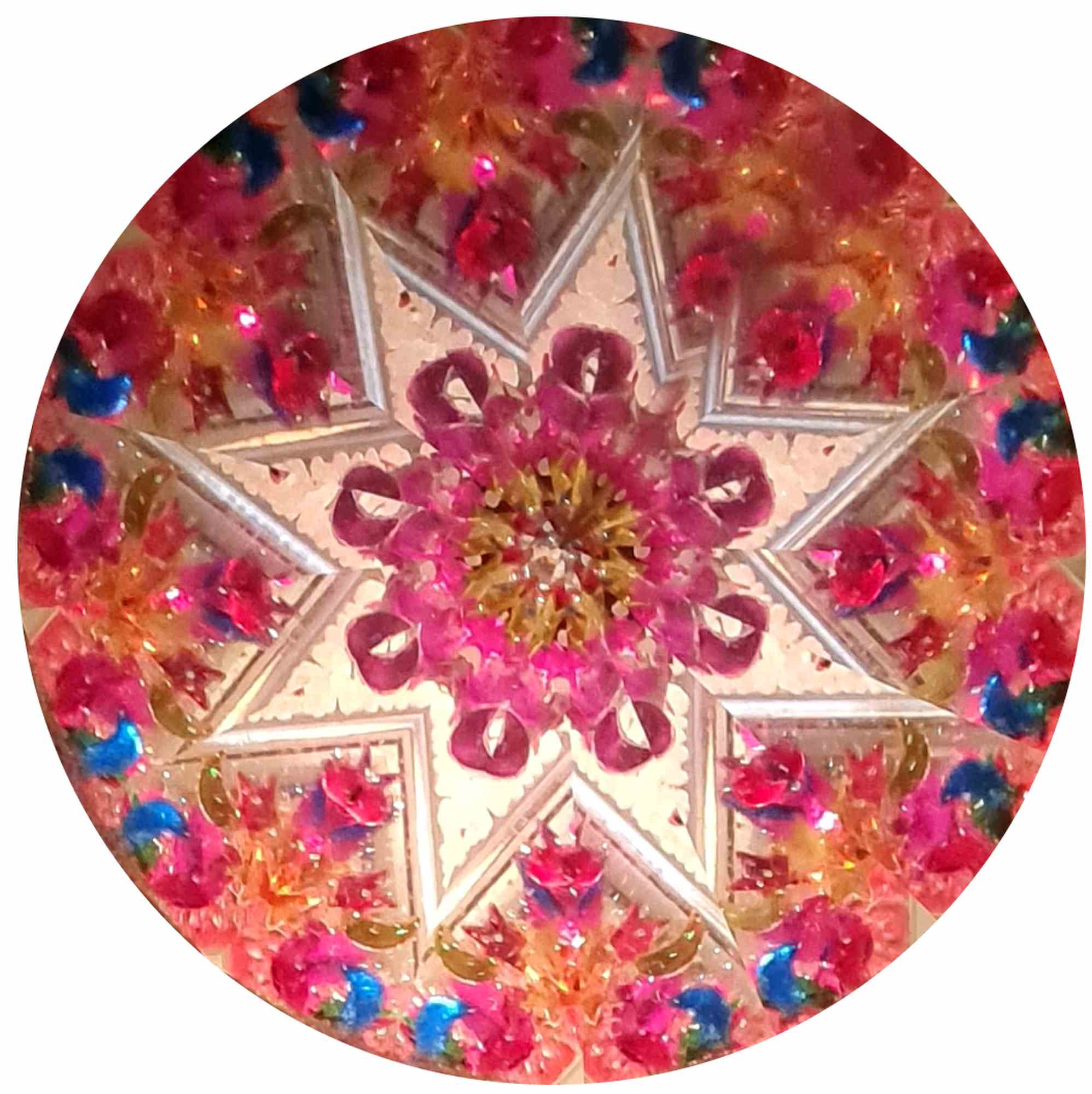 Kaleidoskop mit Doppelzauberstab "Sakura"