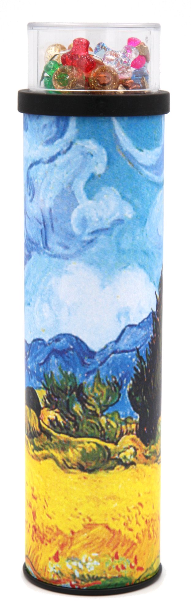 Kapsel-Kaleidoskop "Vincent van Gogh: Landschaft mit Zypressen"