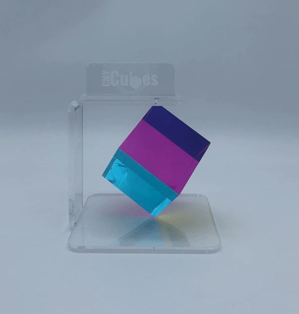 Würfel-Zentrierständer "CMY Cube: Der ursprüngliche Würfel"