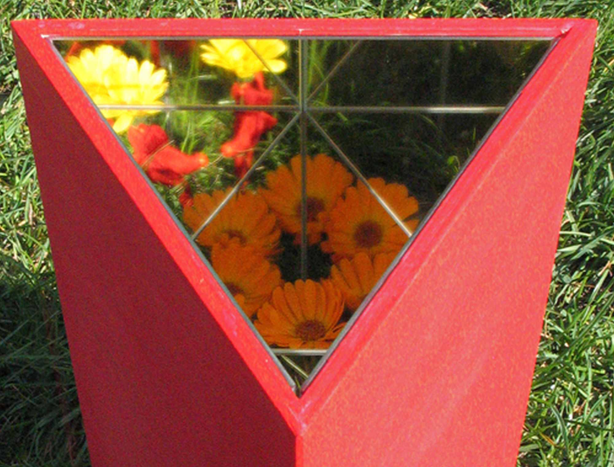 Riesen-Spiegelprisma "Holz II"