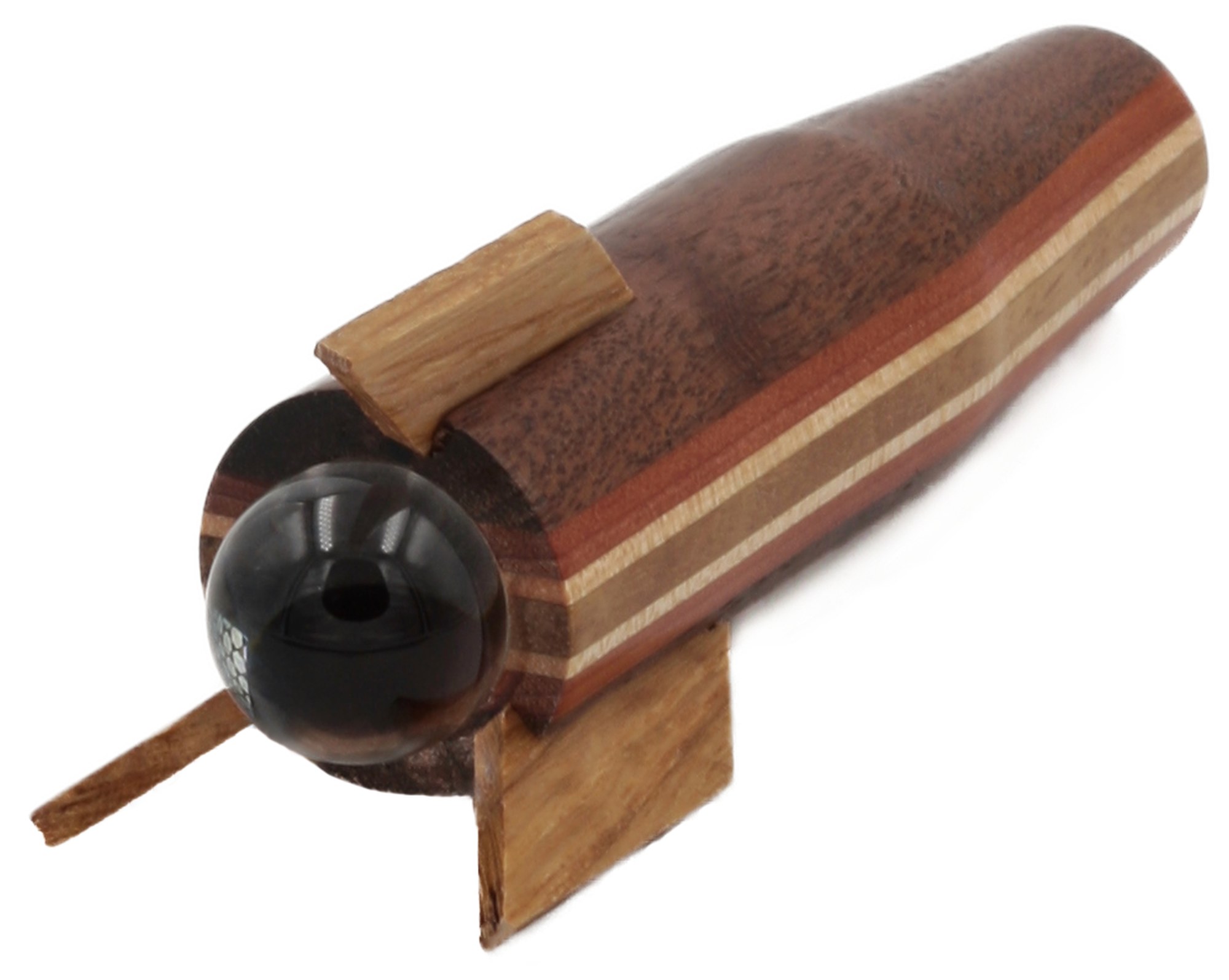 Kleines Oktaskop aus Holz "Rakete"