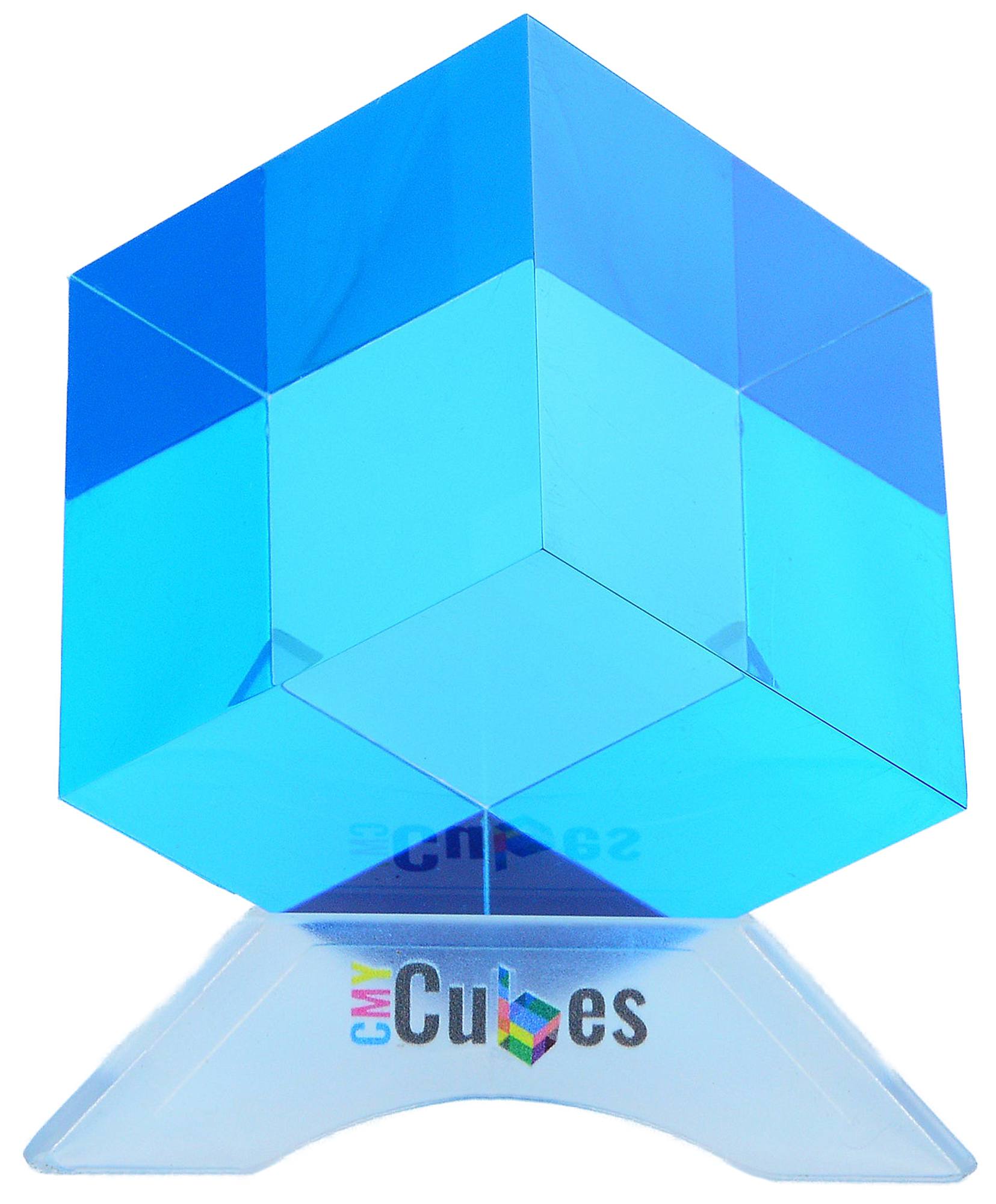 Dispersionsprisma "CMY Cube: Der C-Würfel"